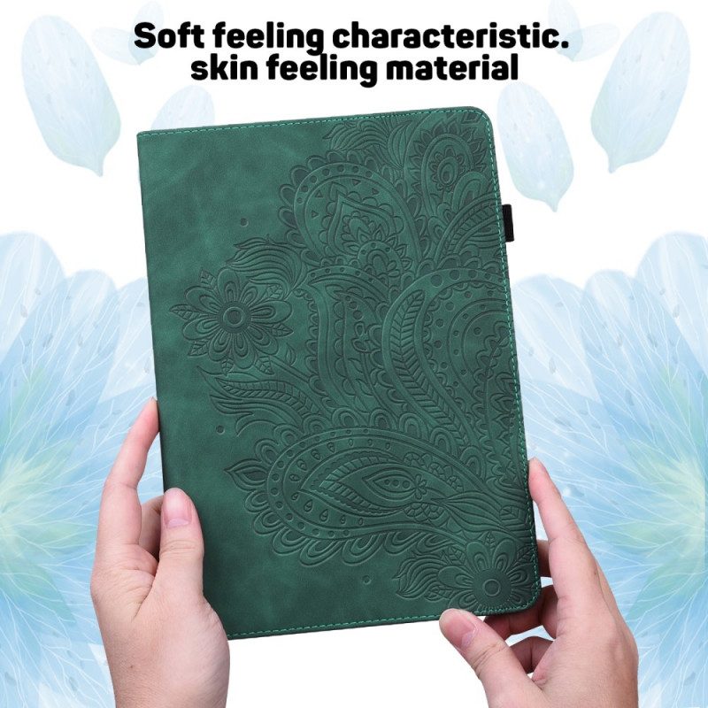 Case Für Samsung Galaxy Tab A8 (2021) Stilisierte Blume