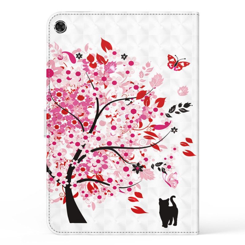 Flip Case Für Samsung Galaxy Tab A8 (2021) Baum Und Katze