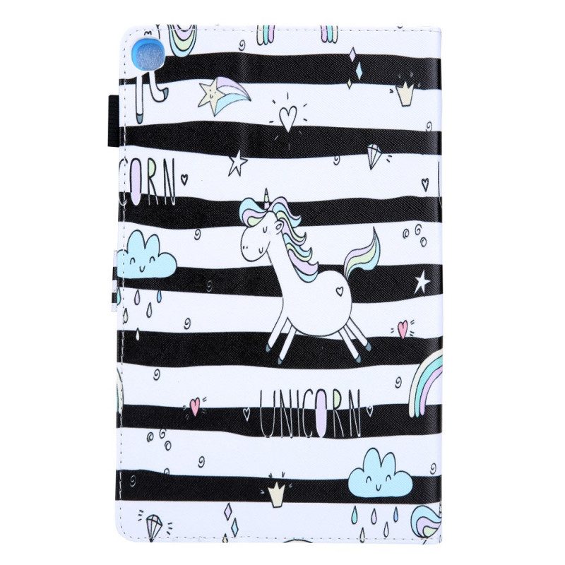 Flip Case Für Samsung Galaxy Tab A8 (2021) Einhorn