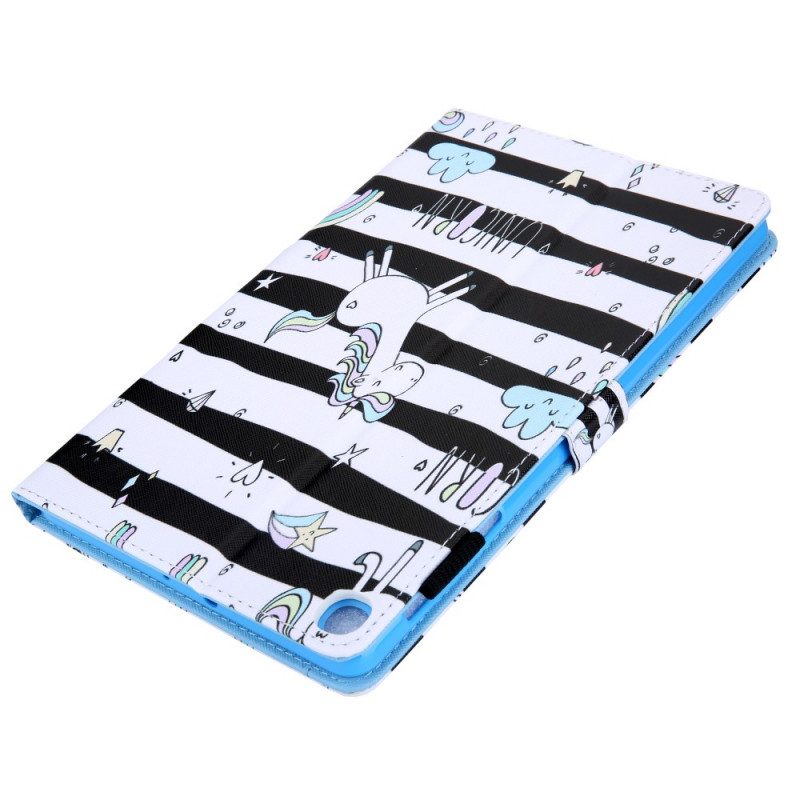 Flip Case Für Samsung Galaxy Tab A8 (2021) Einhorn