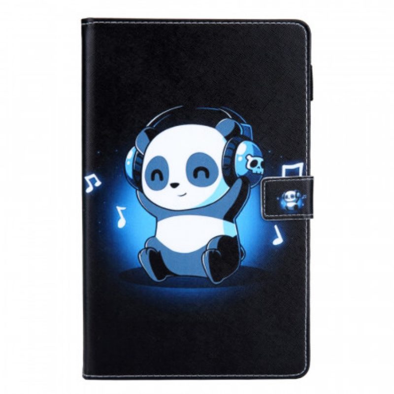 Flip Case Für Samsung Galaxy Tab A8 (2021) Funkiger Panda