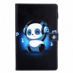 Flip Case Für Samsung Galaxy Tab A8 (2021) Funkiger Panda