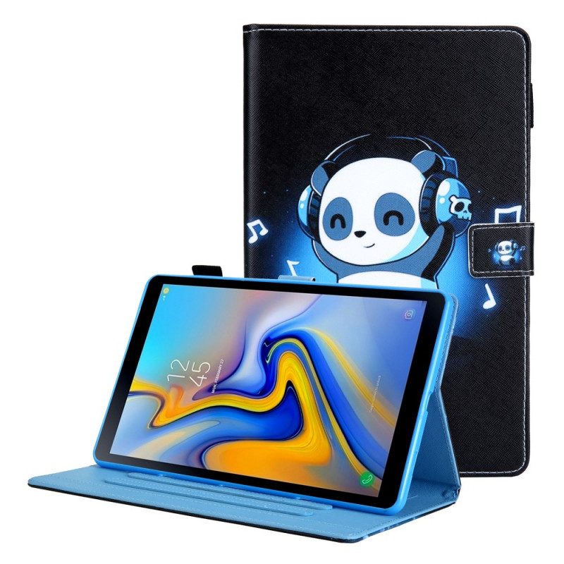 Flip Case Für Samsung Galaxy Tab A8 (2021) Funkiger Panda