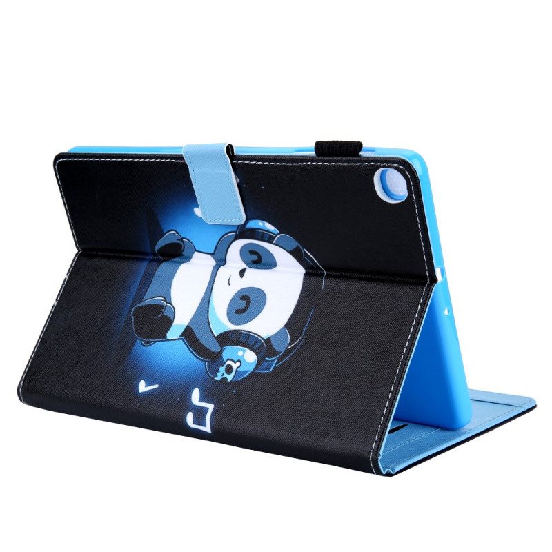 Flip Case Für Samsung Galaxy Tab A8 (2021) Funkiger Panda