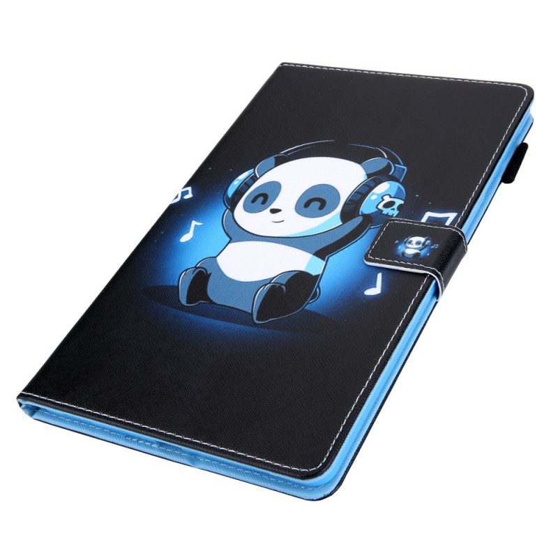 Flip Case Für Samsung Galaxy Tab A8 (2021) Funkiger Panda