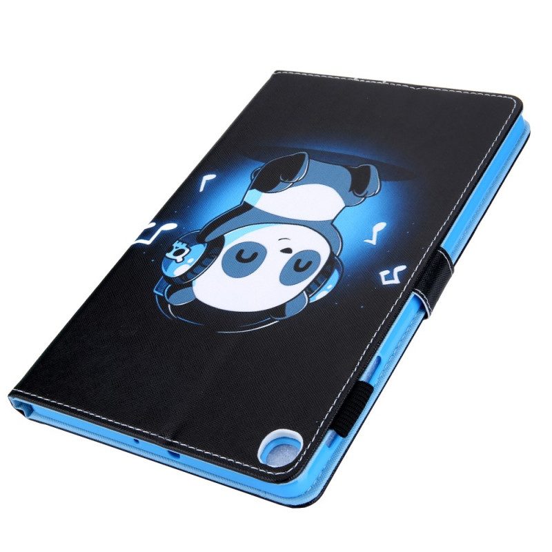 Flip Case Für Samsung Galaxy Tab A8 (2021) Funkiger Panda