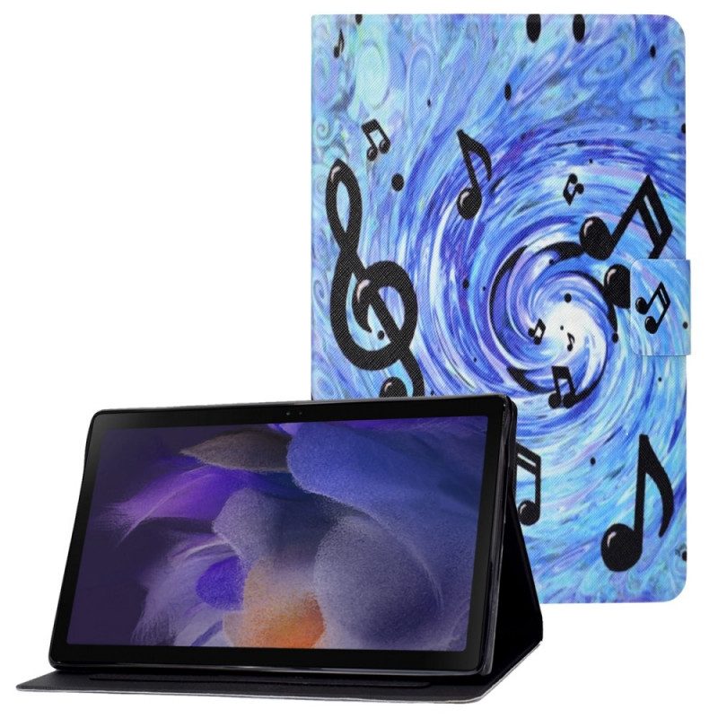 Flip Case Für Samsung Galaxy Tab A8 (2021) Musiknoten