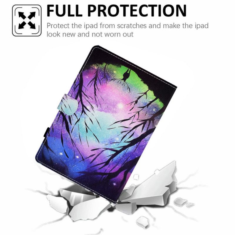 Flip Case Für Samsung Galaxy Tab A8 (2021) Nachtwald