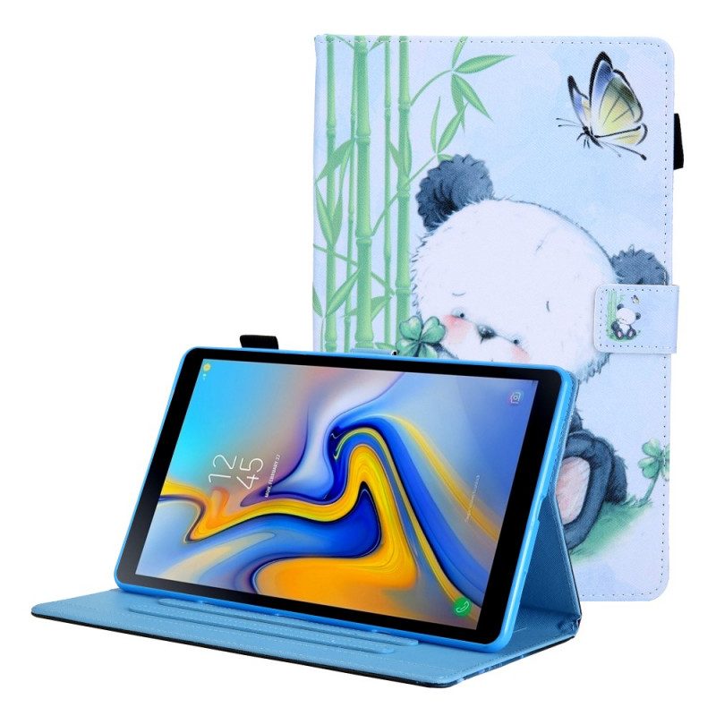 Flip Case Für Samsung Galaxy Tab A8 (2021) Panda In Der Natur