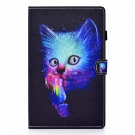 Flip Case Für Samsung Galaxy Tab A8 (2021) Psychokatze