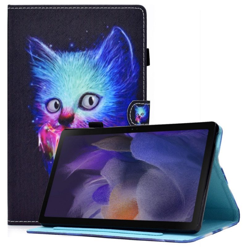 Flip Case Für Samsung Galaxy Tab A8 (2021) Psychokatze