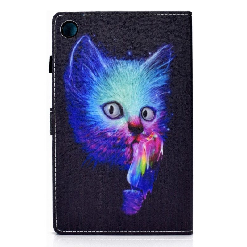 Flip Case Für Samsung Galaxy Tab A8 (2021) Psychokatze