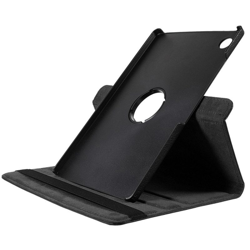 Flip Case Für Samsung Galaxy Tab A8 (2021) Um 360° Drehbares Litschi-kunstleder