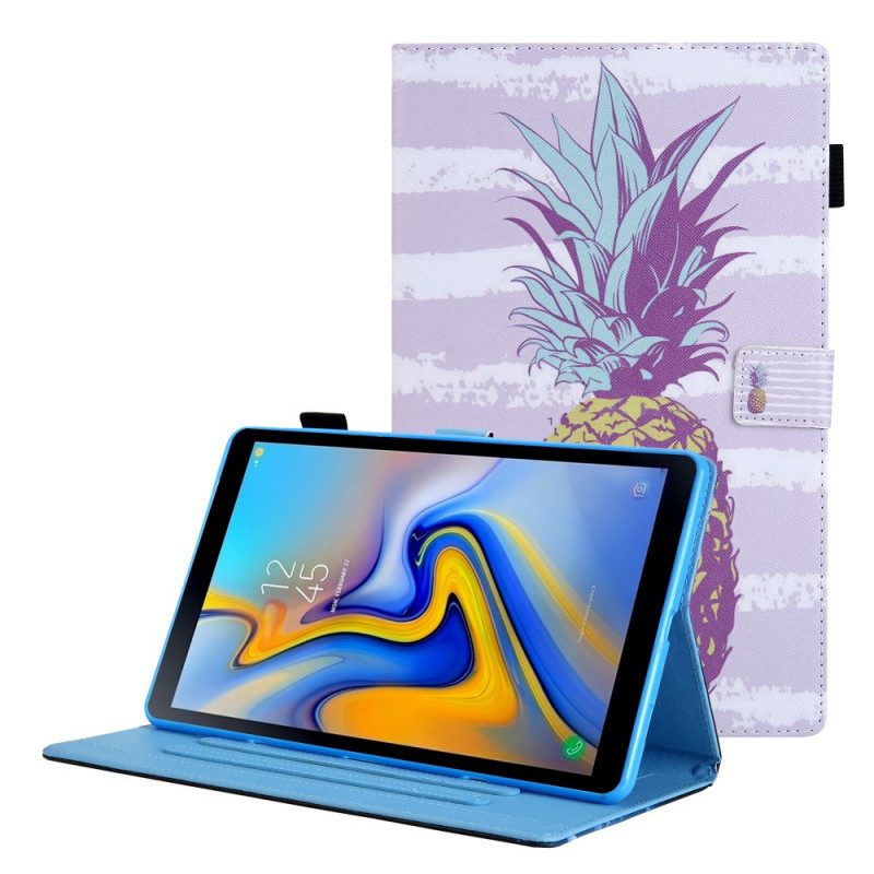 Lederhüllen Für Samsung Galaxy Tab A8 (2021) Ananas-design