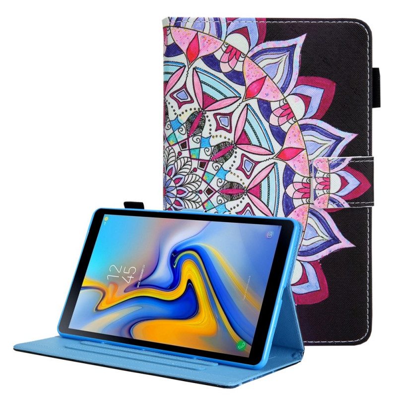 Lederhüllen Für Samsung Galaxy Tab A8 (2021) Grafisches Mandala