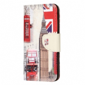 Flip Case Für iPhone 15 Plus Londoner Leben