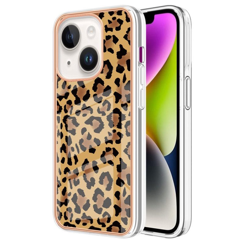 Handyhülle Für iPhone 15 Plus Leopard