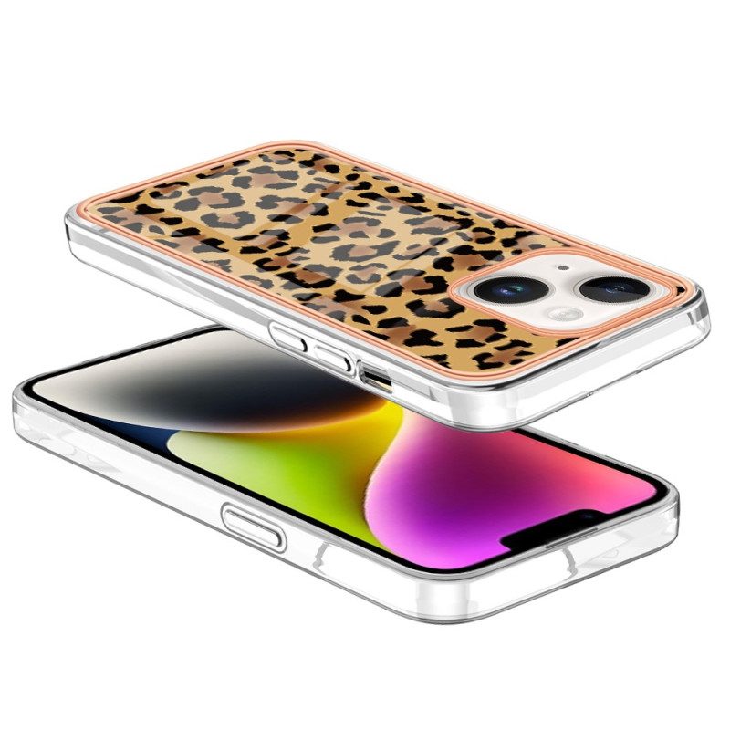 Handyhülle Für iPhone 15 Plus Leopard