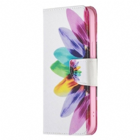 Flip Case Für iPhone 13 Pro Max Aquarellblume