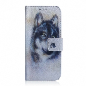 Flip Case Für iPhone 13 Pro Max Hunde-look