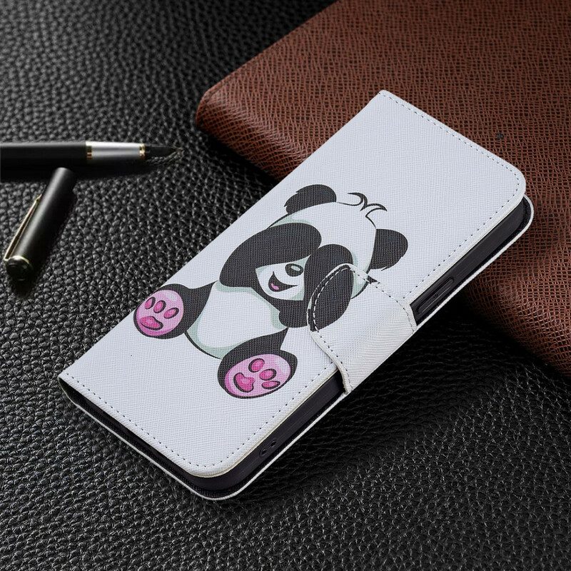 Flip Case Für iPhone 13 Pro Max Panda-spaß