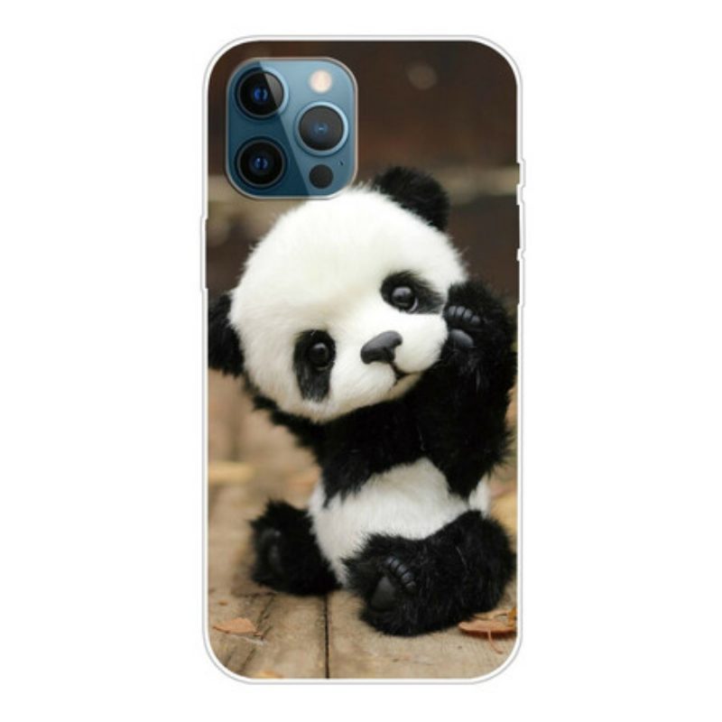 Handyhülle Für iPhone 13 Pro Max Flexibler Panda