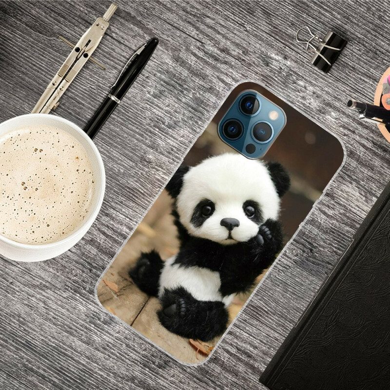 Handyhülle Für iPhone 13 Pro Max Flexibler Panda