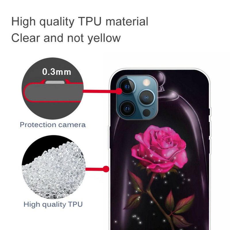 Handyhülle Für iPhone 13 Pro Max Magisches Rosa