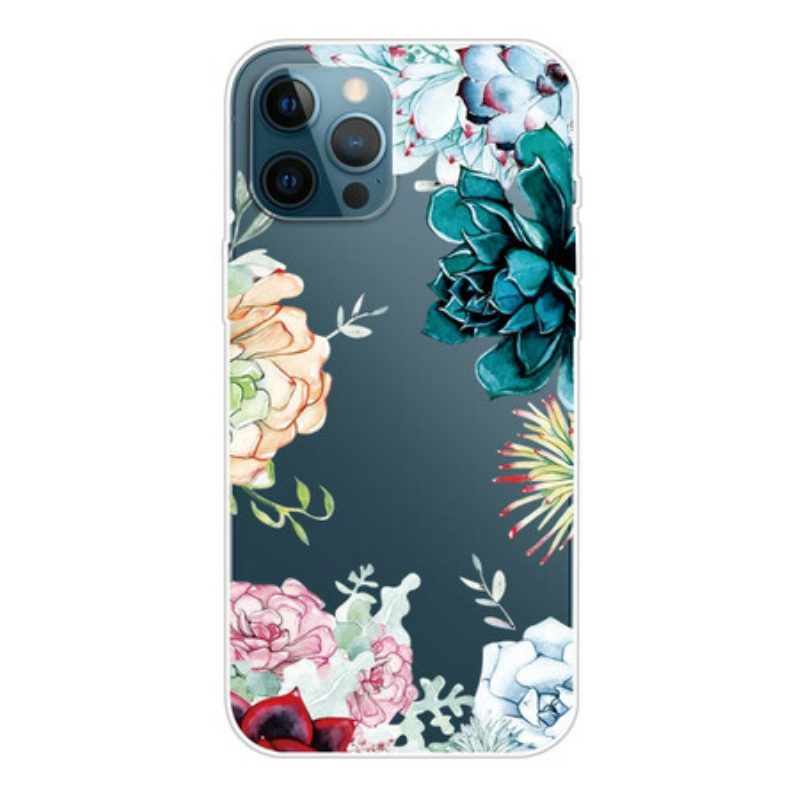 Hülle Für iPhone 13 Pro Max Aquarellblumen