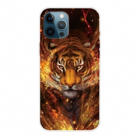 Hülle Für iPhone 13 Pro Max Flexibler Tiger