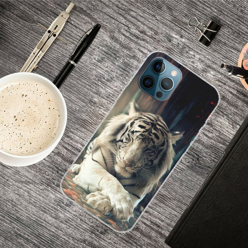 Hülle Für iPhone 13 Pro Max Flexibler Tiger