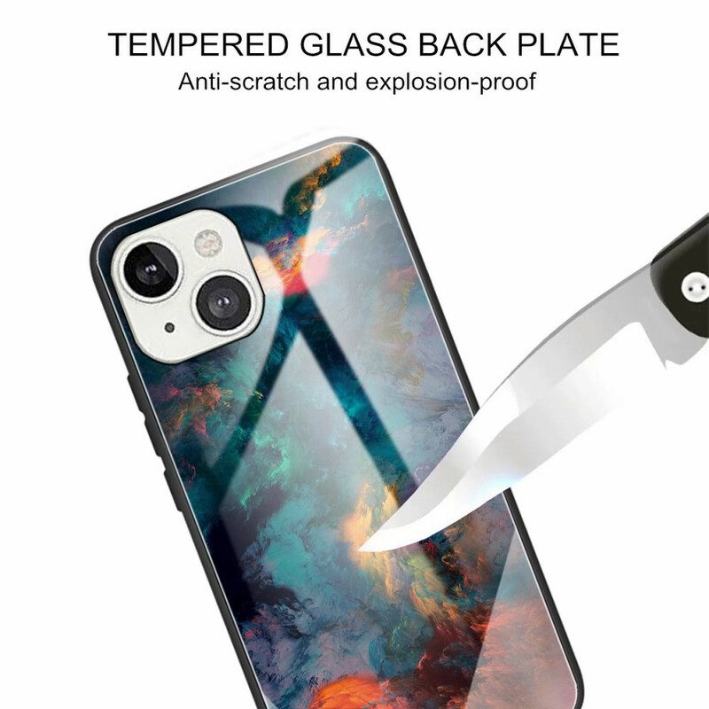 Hülle Für iPhone 13 Pro Max Himmelgehärtetes Glas