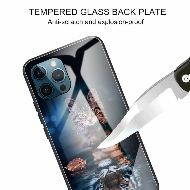 Hülle Für iPhone 13 Pro Max Mein Tiger Gehärtetes Glas