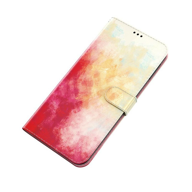 Lederhüllen Für iPhone 13 Pro Max Aquarell