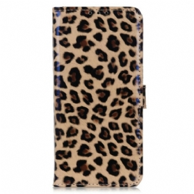 Lederhüllen Für iPhone 13 Pro Max Einfacher Leopard