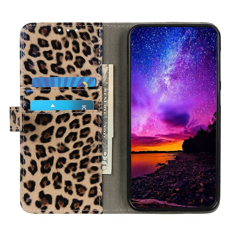 Lederhüllen Für iPhone 13 Pro Max Einfacher Leopard