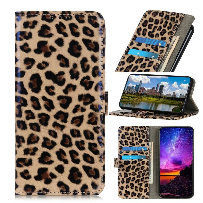 Lederhüllen Für iPhone 13 Pro Max Einfacher Leopard