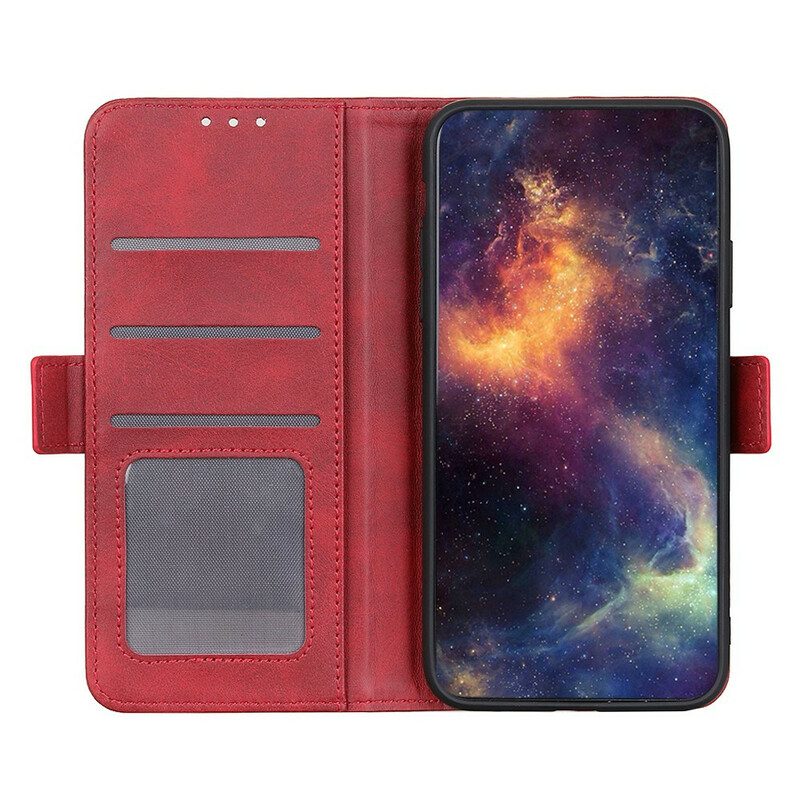 Lederhüllen Für iPhone 13 Pro Max Flip Case Doppelte Klappe