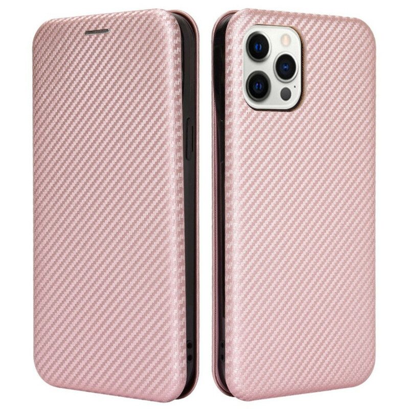 Schutzhülle Für iPhone 13 Pro Max Flip Case Kohlefaser