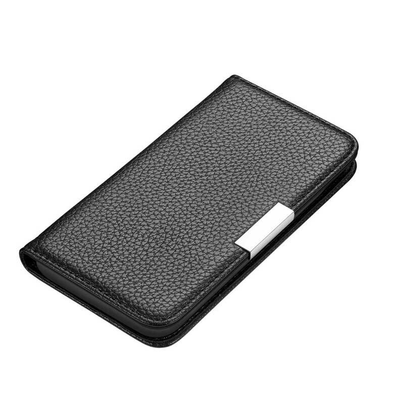 Schutzhülle Für iPhone 13 Pro Max Flip Case Kunstleder Litschi Ultra Chic