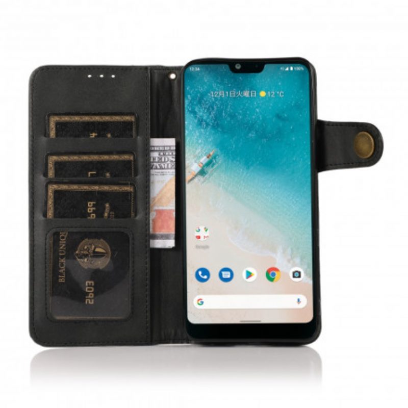 Flip Case Für Realme 8 / 8 Pro Khazneh Magnetknopf