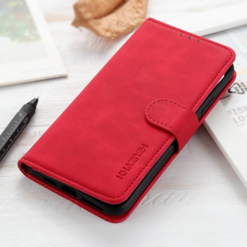 Flip Case Für Realme 8 / 8 Pro Khazneh Vintage-ledereffekt