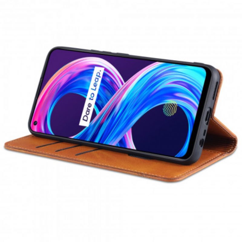 Schutzhülle Für Realme 8 / 8 Pro Flip Case Azns Leder-styling