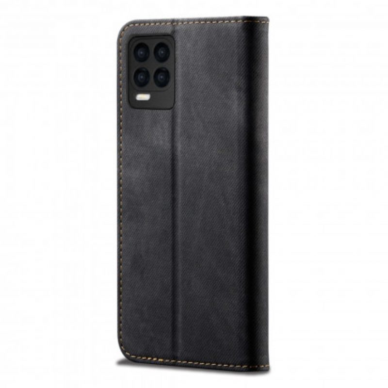 Schutzhülle Für Realme 8 / 8 Pro Flip Case Denim-stoff