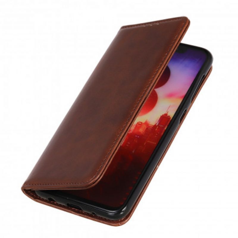 Schutzhülle Für Realme 8 / 8 Pro Flip Case Elegantes Spaltleder