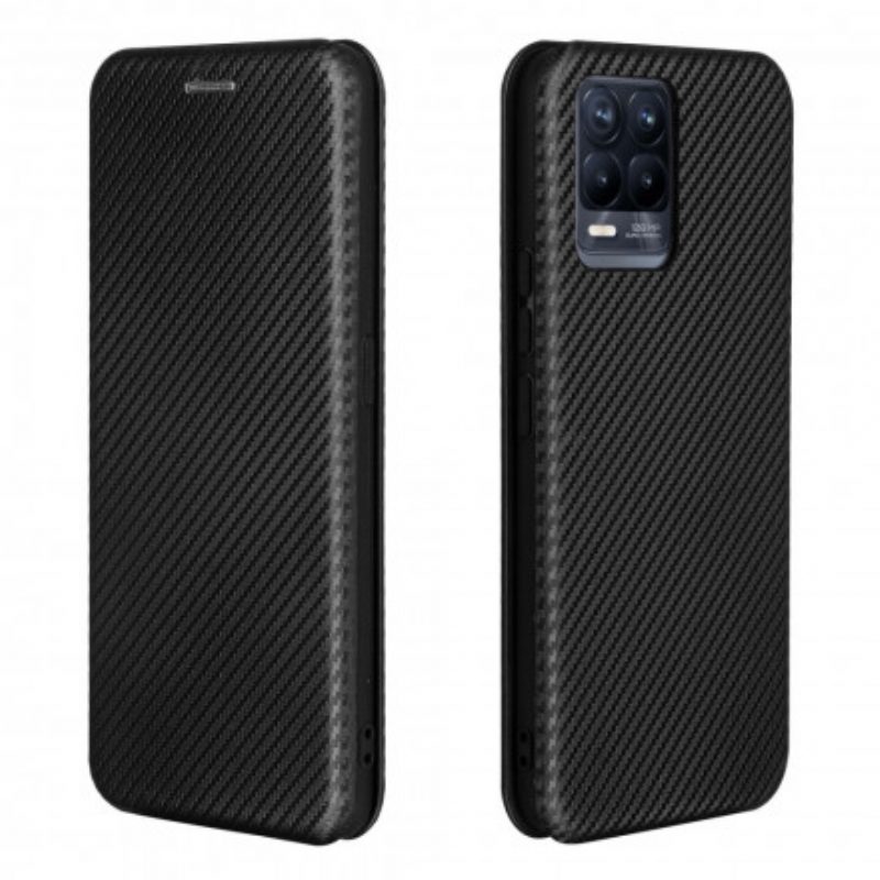 Schutzhülle Für Realme 8 / 8 Pro Flip Case Farbiges Carbon-silikon