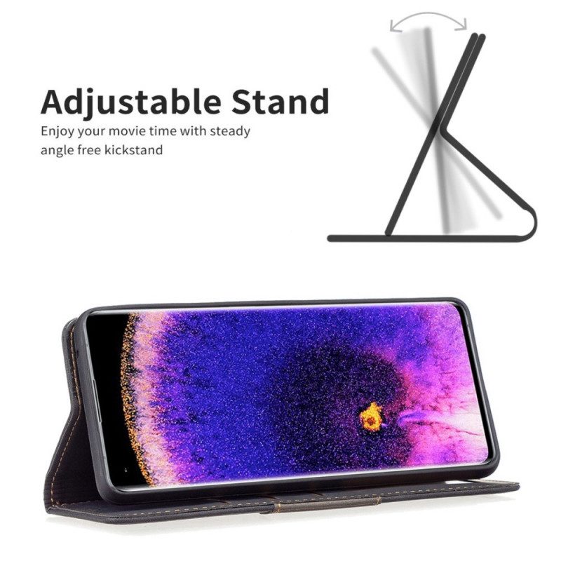 Schutzhülle Für Oppo Find X5 Lite Flip Case Binfen-farbleder-stil