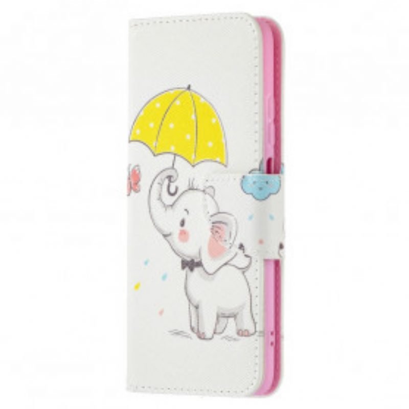 Flip Case Für Xiaomi Redmi Note 10 / 10S Baby Elefant