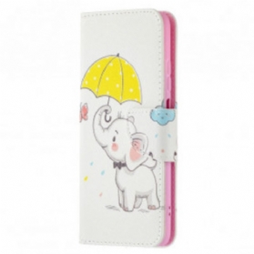 Flip Case Für Xiaomi Redmi Note 10 / 10S Baby Elefant