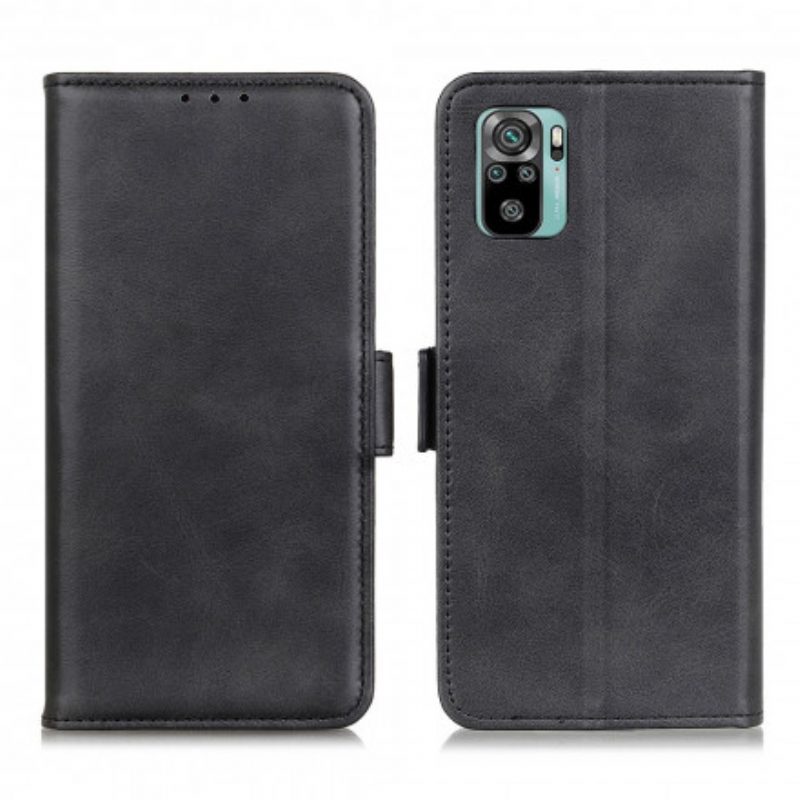 Flip Case Für Xiaomi Redmi Note 10 / 10S Flip Case Doppelte Klappe